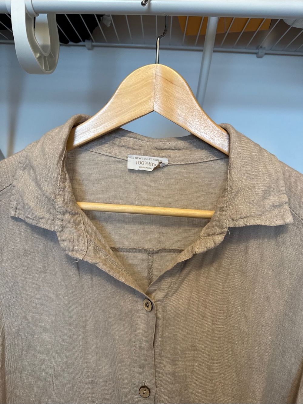 🇮🇹Made In Italy 💯Linen Shirt Dress size L
Resort bohemian chic summer coastal - Picture 6 of 10